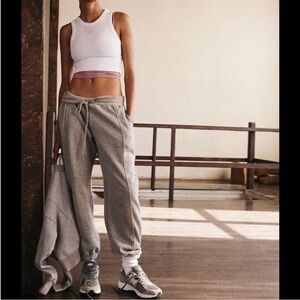 FP Movement by Free People sprint to the finish sweatpants grey size L
